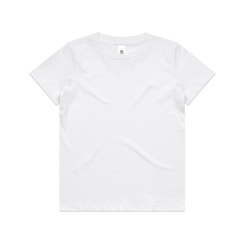 WHITE kids-staple-tee-white